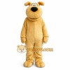 Brown Furry Dog Snocrates Adult Mascot Costume