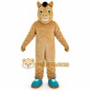 Brown Horse Cartoon Mascot Costume Brown Horse Cartoon Mascot Costume