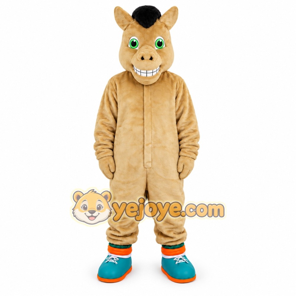 Brown Horse Mascot Costume for Adult Brown Horse Mascot Costume for Adult