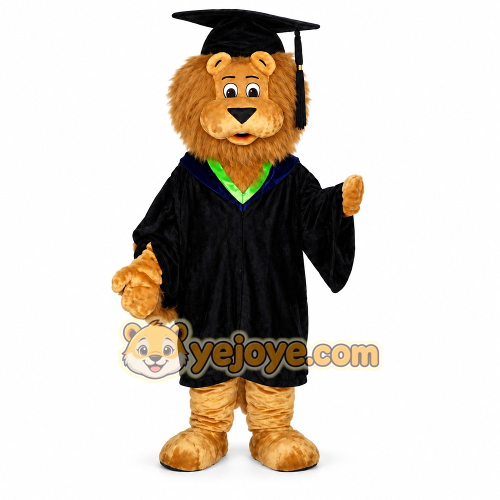 Brown Lion Lioness Mascot Costume
