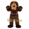 Brown Long Hairy Dog Mascot Costume for Adult