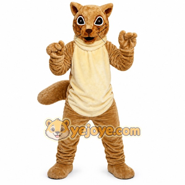 Brown Squirrel Mascot Costume