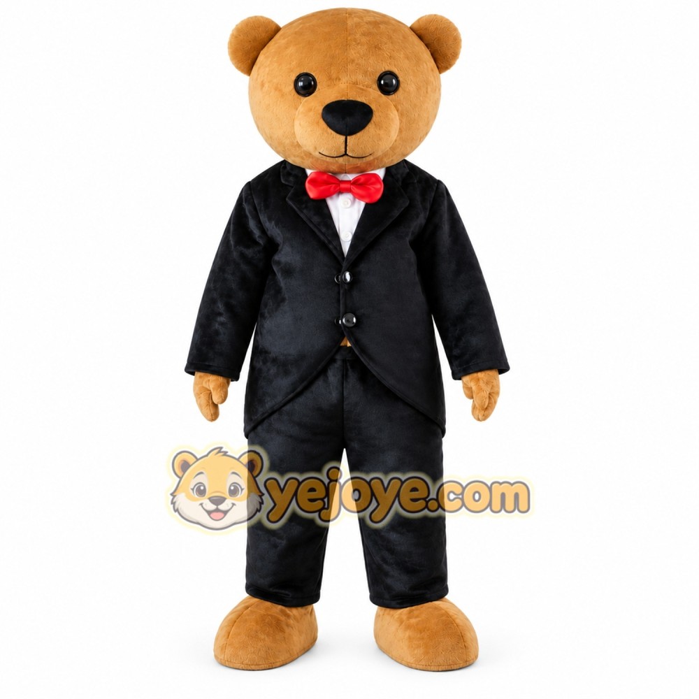 Brown Teddy Bear Mascot Costume Brown Teddy Bear Mascot Costume