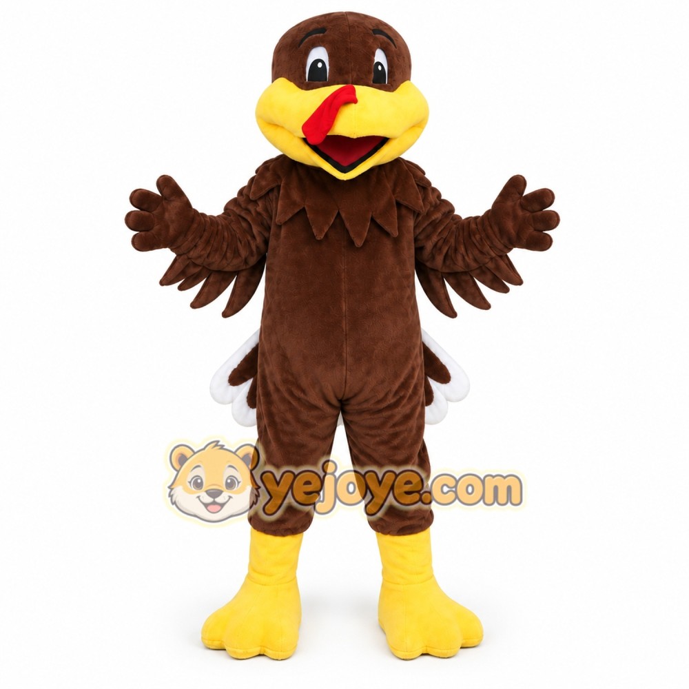 Brown Turkey Mascot Costume Adult Halloween Costume Brown Turkey Mascot Costume Adult Halloween Costume