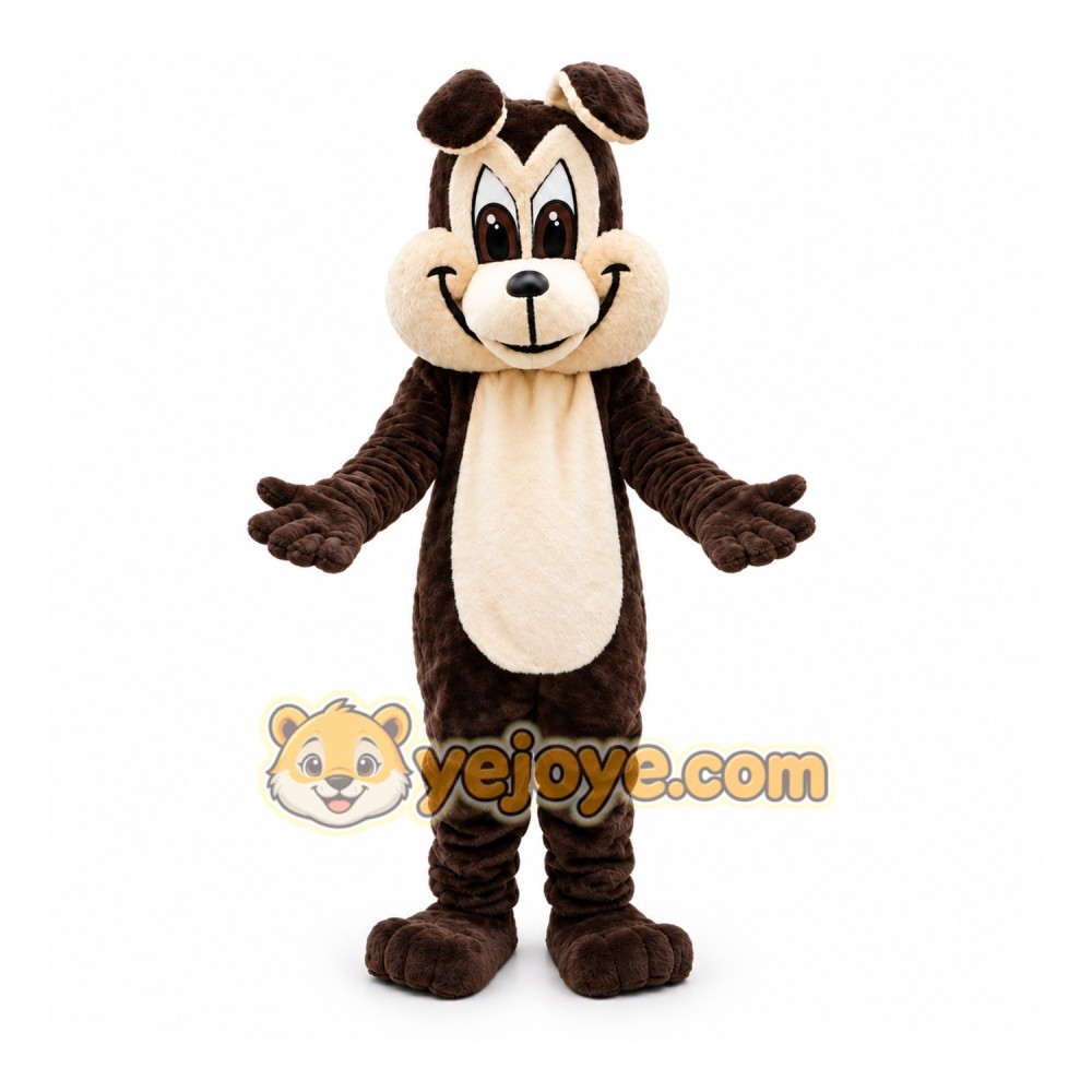 Brown Wolf Coyote Mascot Costume Brown Wolf Coyote Mascot Costume