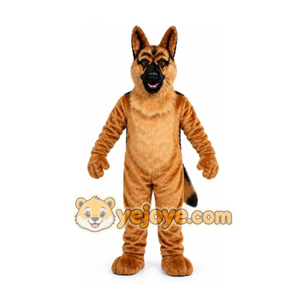 Black and Tan Dog Mascot Costume