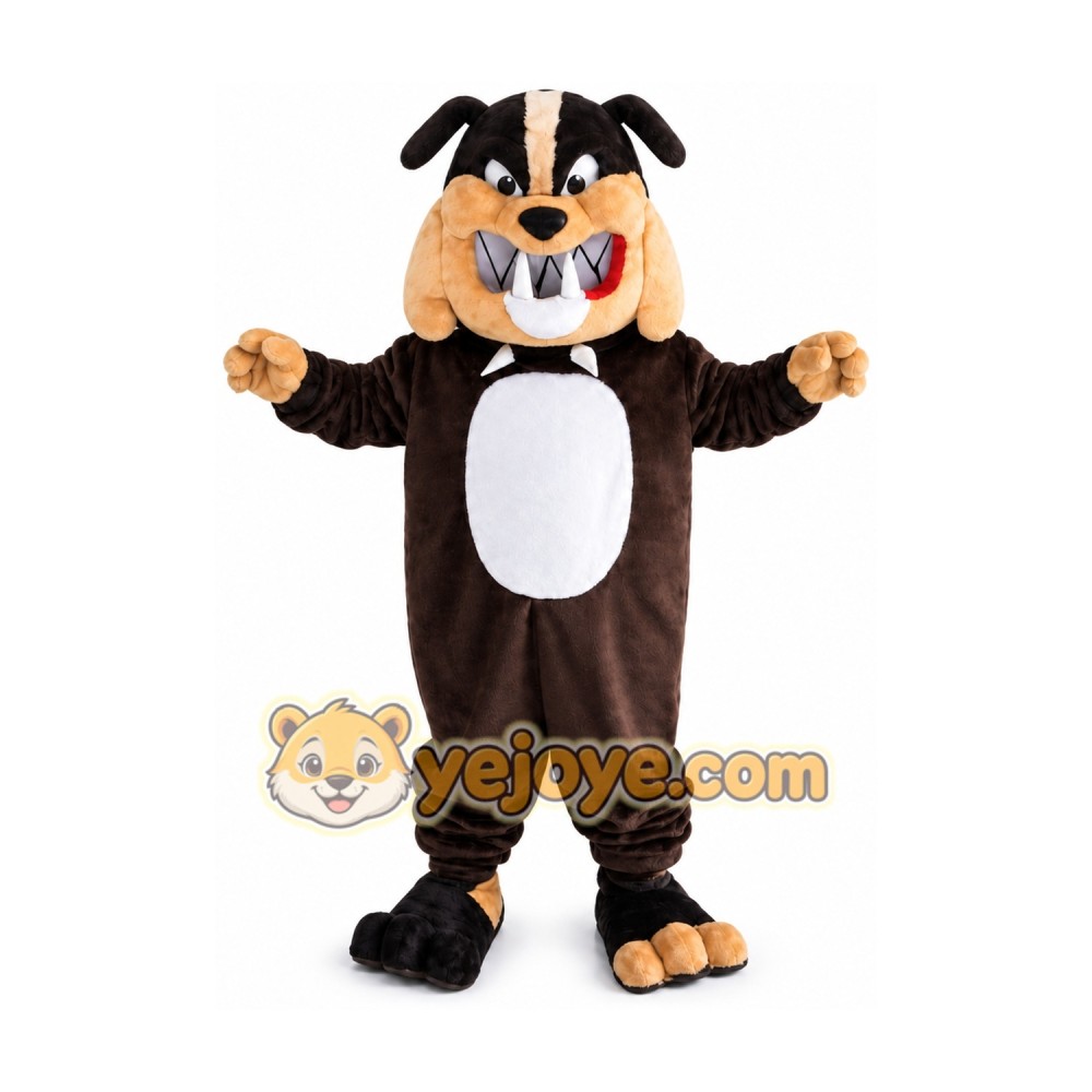Bulldog Mascot Costume Cartoon Character