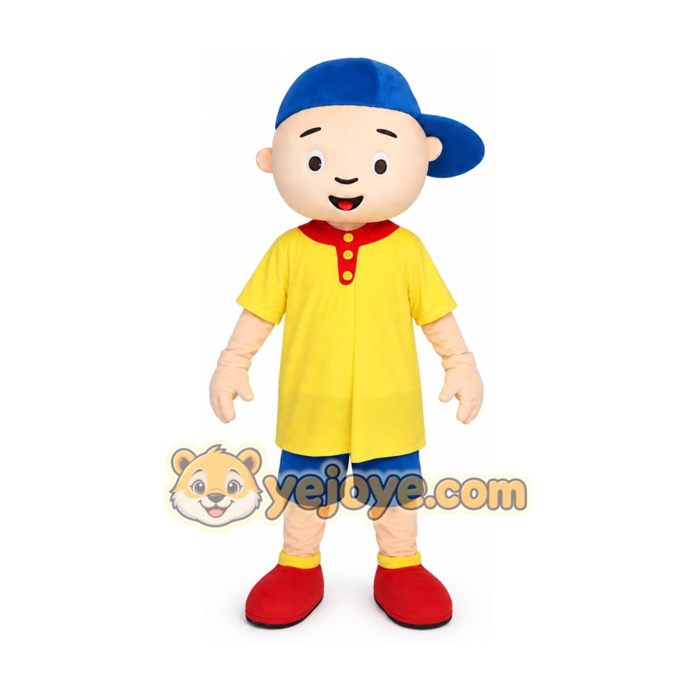 Caillou Boy Mascot Costume Caillou Boy Mascot Costume