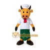 Calf Bull Cow Chef Mascot Costume Calf Bull Cow Chef Mascot Costume