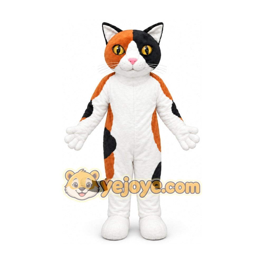 Calico Cat Mascot Costume Calico Cat Mascot Costume