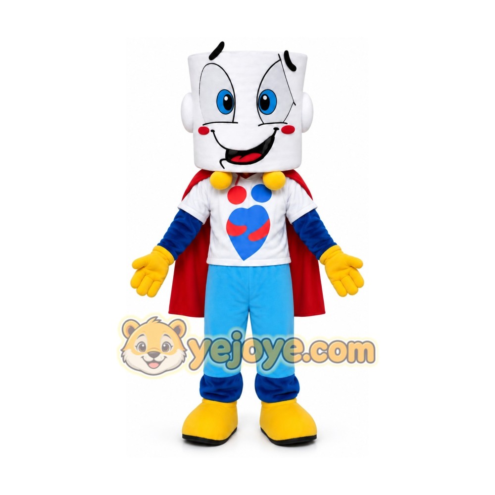 Can Hero Mascot Costume Pot Mascot