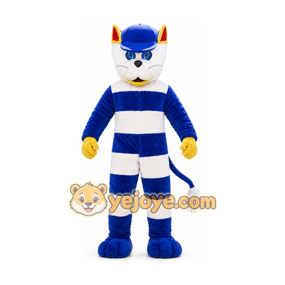 Cappie The Cat Mascot Costume Cappie The Cat Mascot Costume