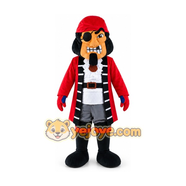 Captain Pirate Mascot Costume