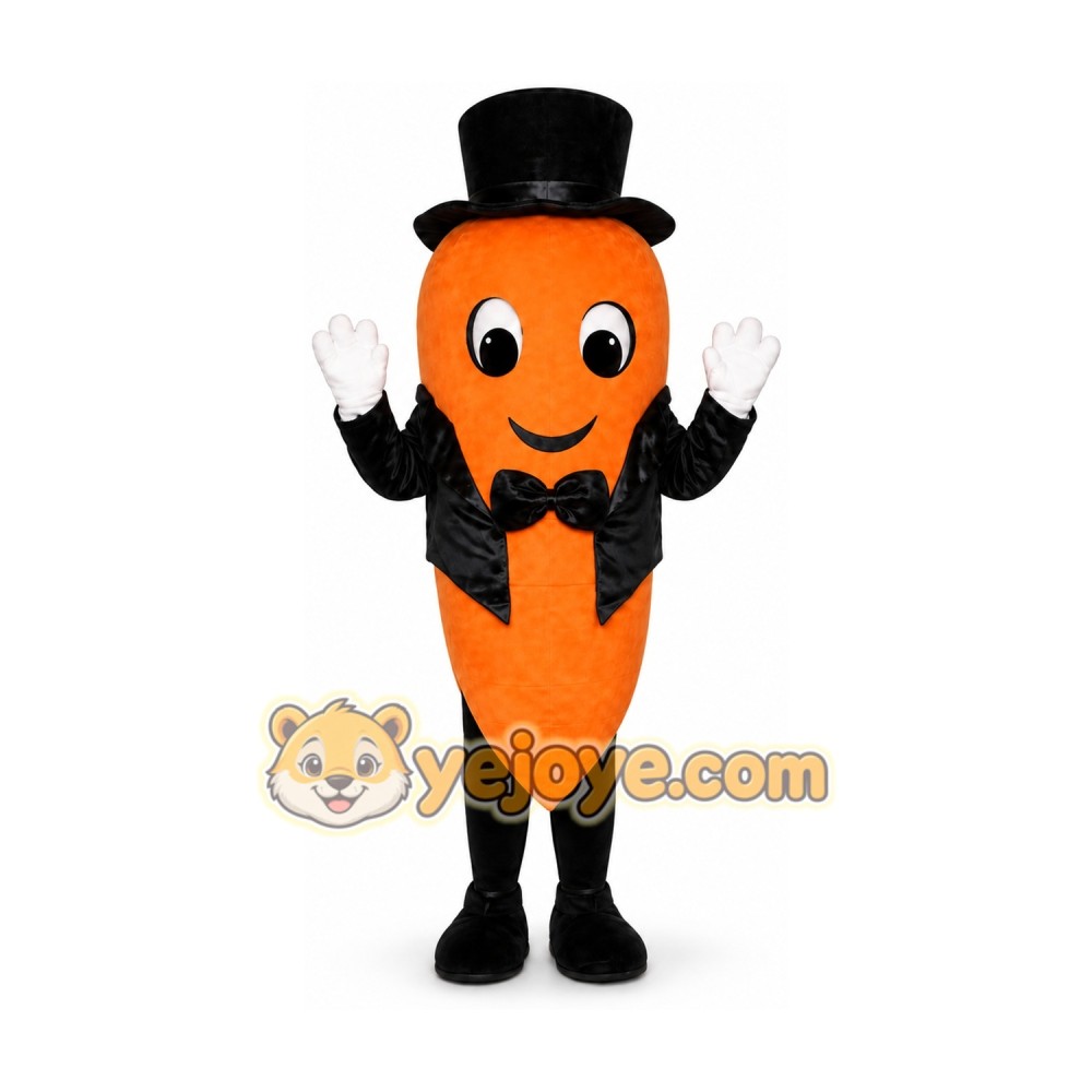 Carrot Mascot Costume W_Tailcoat Hat Carrot Mascot Costume W_Tailcoat Hat