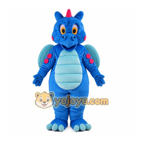 Blue Dragon Mascot Costume