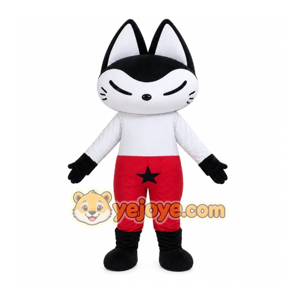 Cartoon Fox Mascot Costume Custom Cartoon Character Cosplay