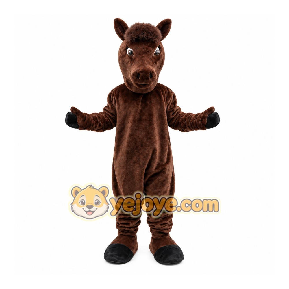 Cartoon Horse Mustang Mascot Costume Stallion Cartoon Horse Mustang Mascot Costume Stallion
