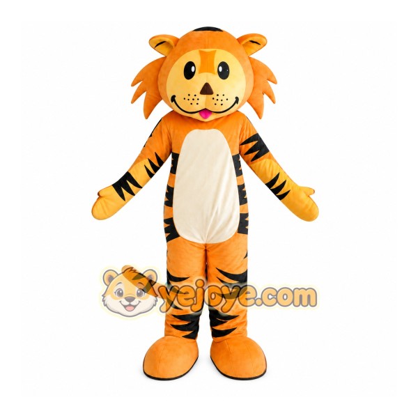 Cartoon Tiger Mascot Costume Cartoon Character Cosplay