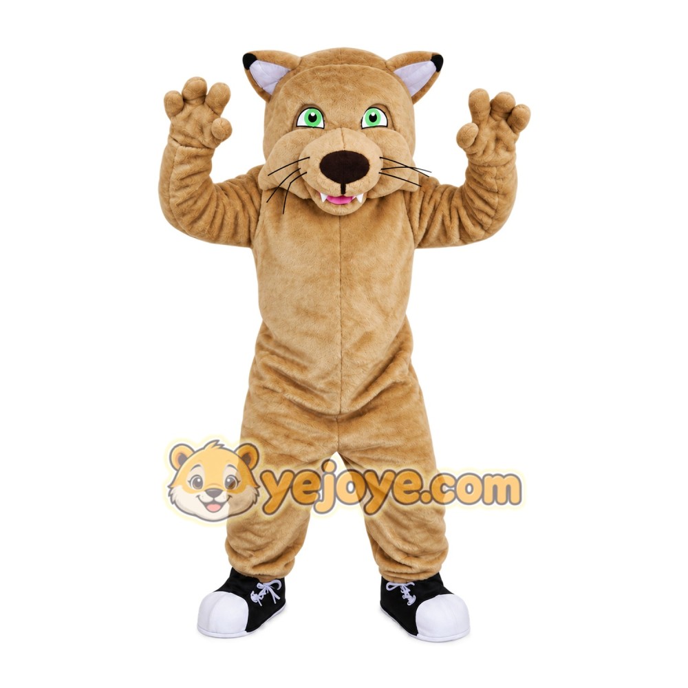 Realistic Wildcat Mascot Costume
