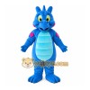 Character Blue Dinosaur Mascot Costume Character Blue Dinosaur Mascot Costume