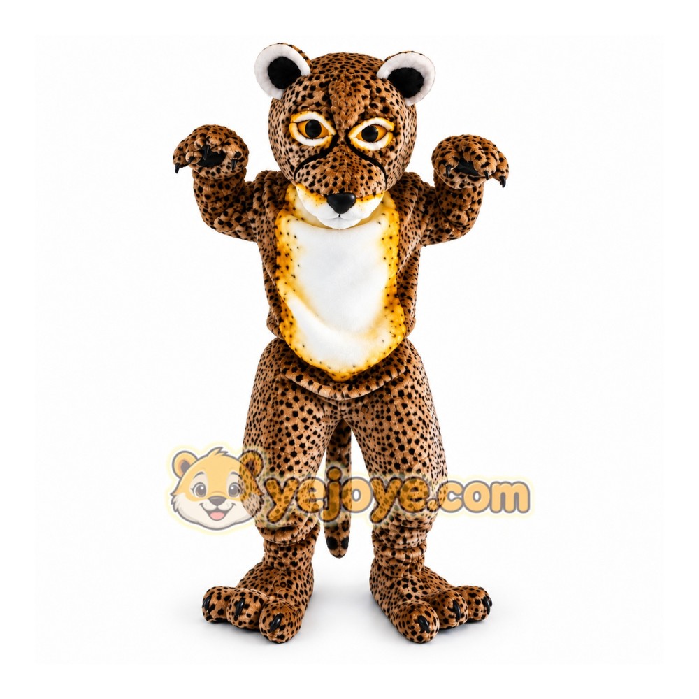 Cheetah Mascot Leopard Costume Panther Cheetah Mascot Leopard Costume Panther