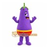 Chili Eggplant Mascot Costume Vegetables Cartoon Chili Eggplant Mascot Costume Vegetables Cartoon