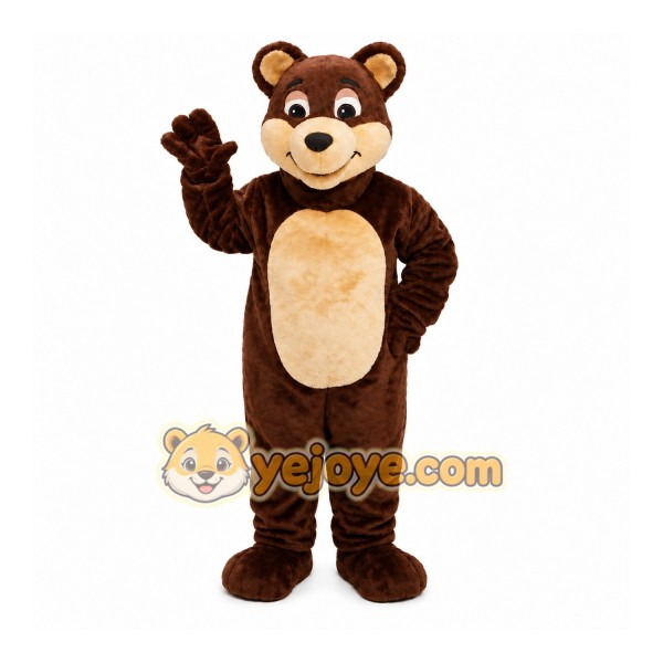 Chocolate Bear Professional Quality Mascot Costume