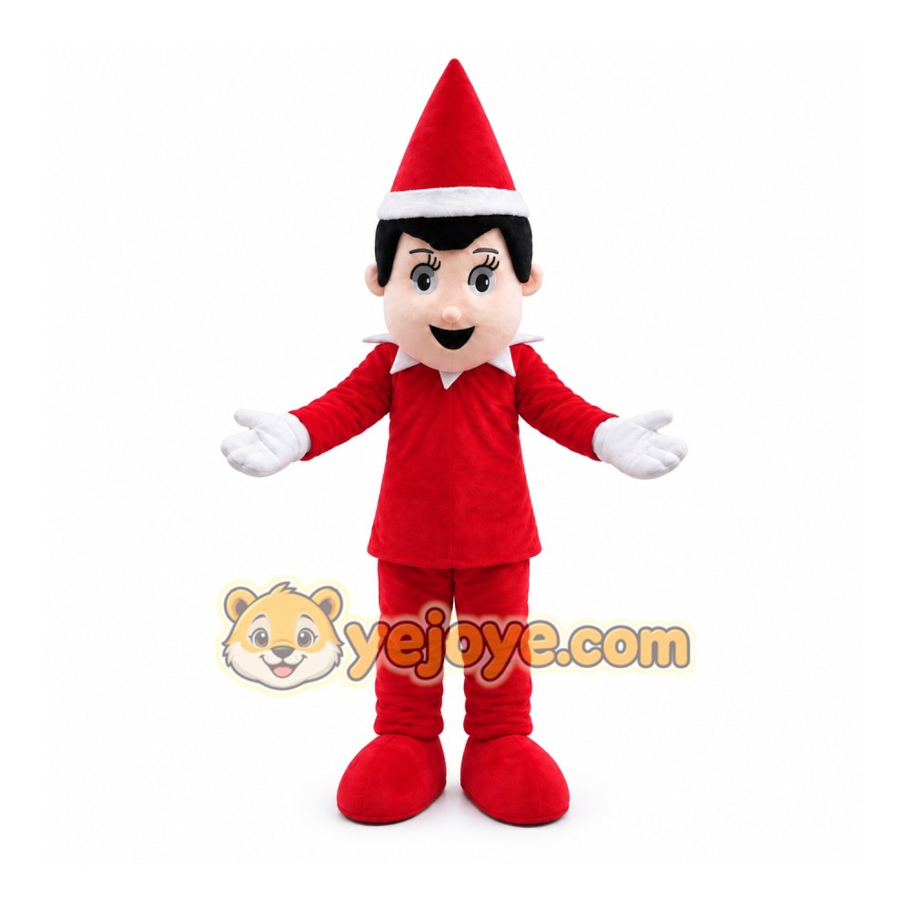 Christmas Boy Mascot Costume Christmas Boy Mascot Costume
