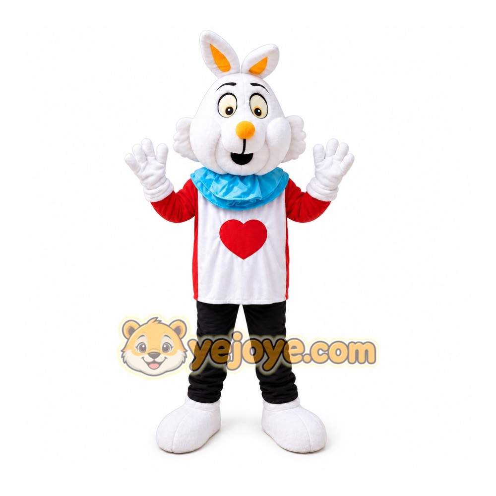 Christmas Bunny Rabbit Mascot Costume Christmas Bunny Rabbit Mascot Costume