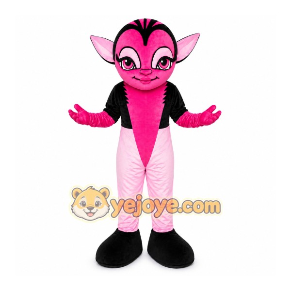Pink Vampire Character Mascot Costume Pink Vampire Character Mascot Costume