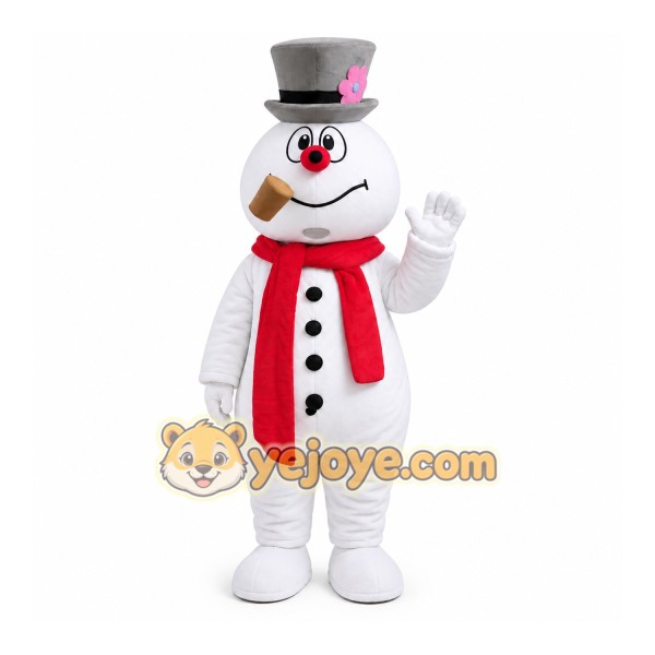 Christmas Frosty The Snowman Mascot Costume