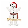 Christmas Red Snowman Mascot Costumes Christmas Red Snowman Mascot Costumes