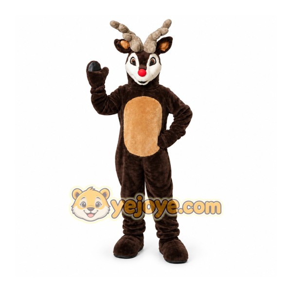 Christmas Reindeer Rudolf Mascot Costumes