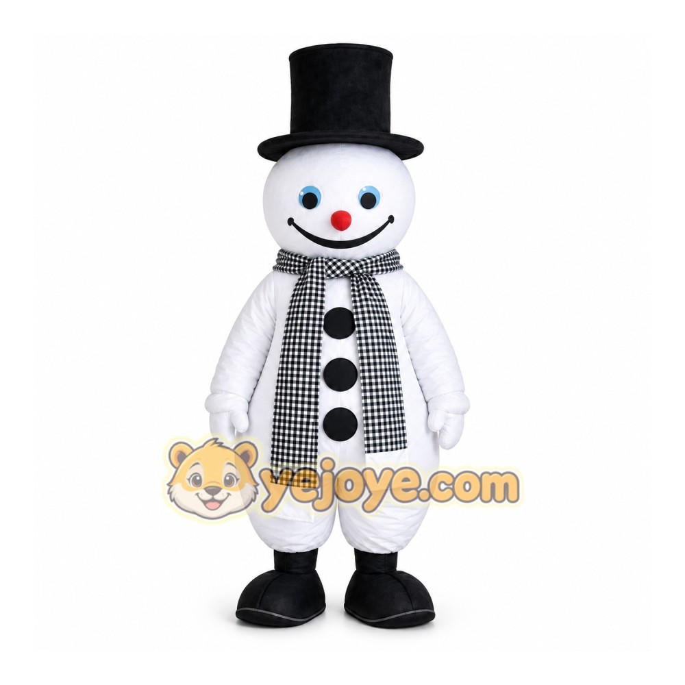 Christmas Snowman Adult Mascot Costume