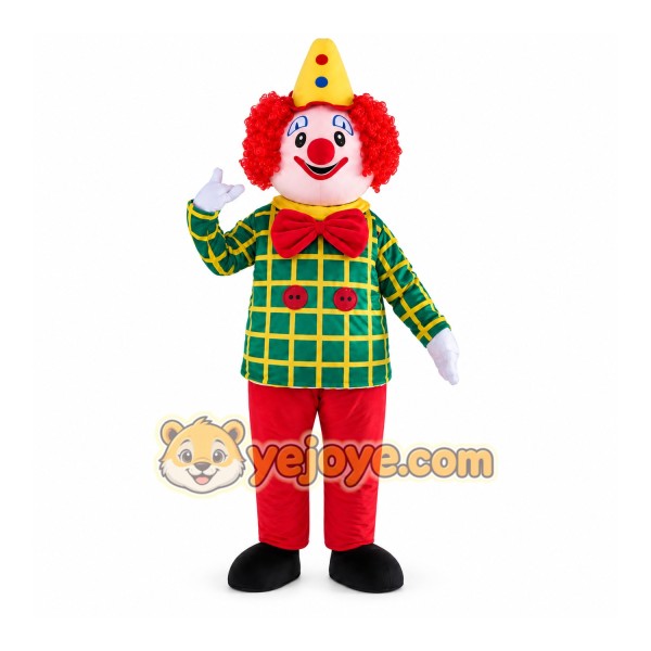 Clown Mascot Costume Advertising Carnival
