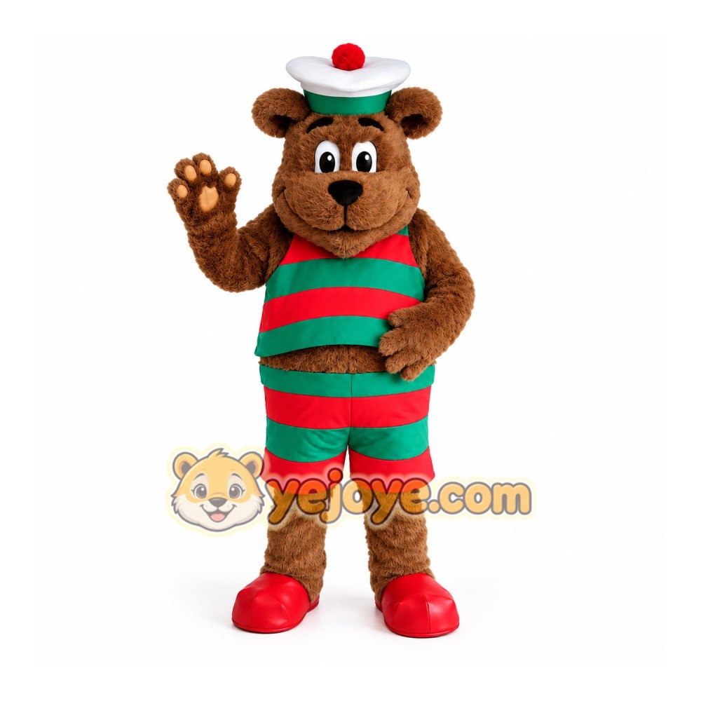 Cod Liver Bear Mascot Costume Cod Liver Bear Mascot Costume