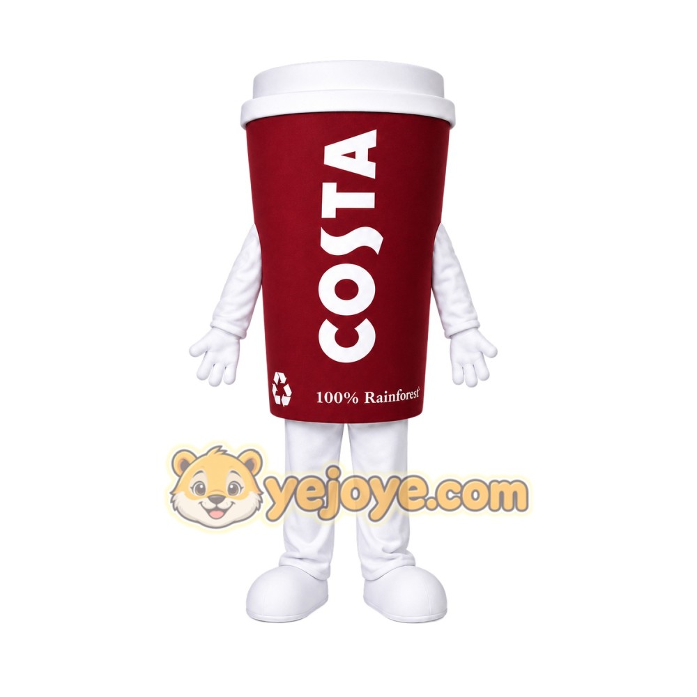 Coffee Mascot Costume Coffee Mascot Costume