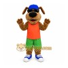 Cool Dog Lucky Dollar Mascot Costume Cool Dog Lucky Dollar Mascot Costume