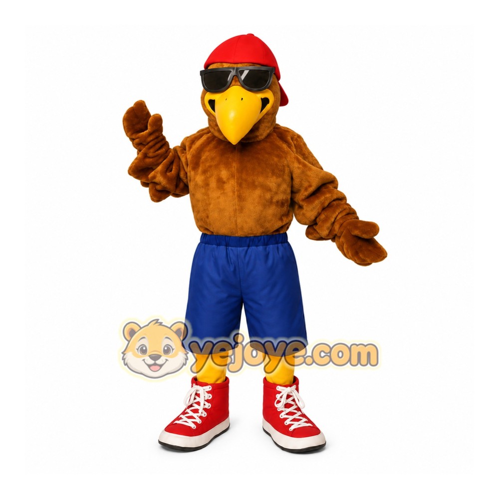 Cool Eagle Mascot Costume Adult Falcon Hawk Mascot