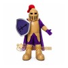 Copper Knight Mascot Costume Spartan Trojan Costume