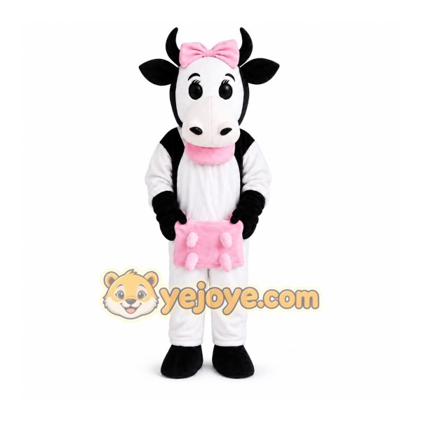 Cow Adult Mascot Costume Cow Adult Mascot Costume