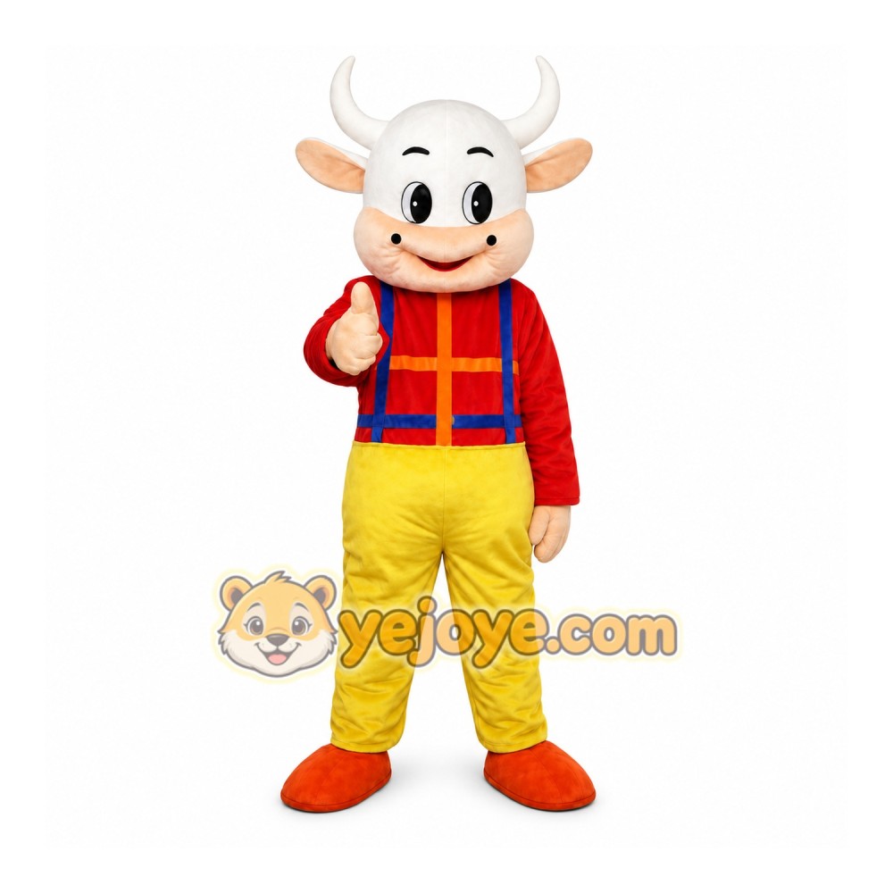 Cow Boy Mascot Costume Cow Boy Mascot Costume