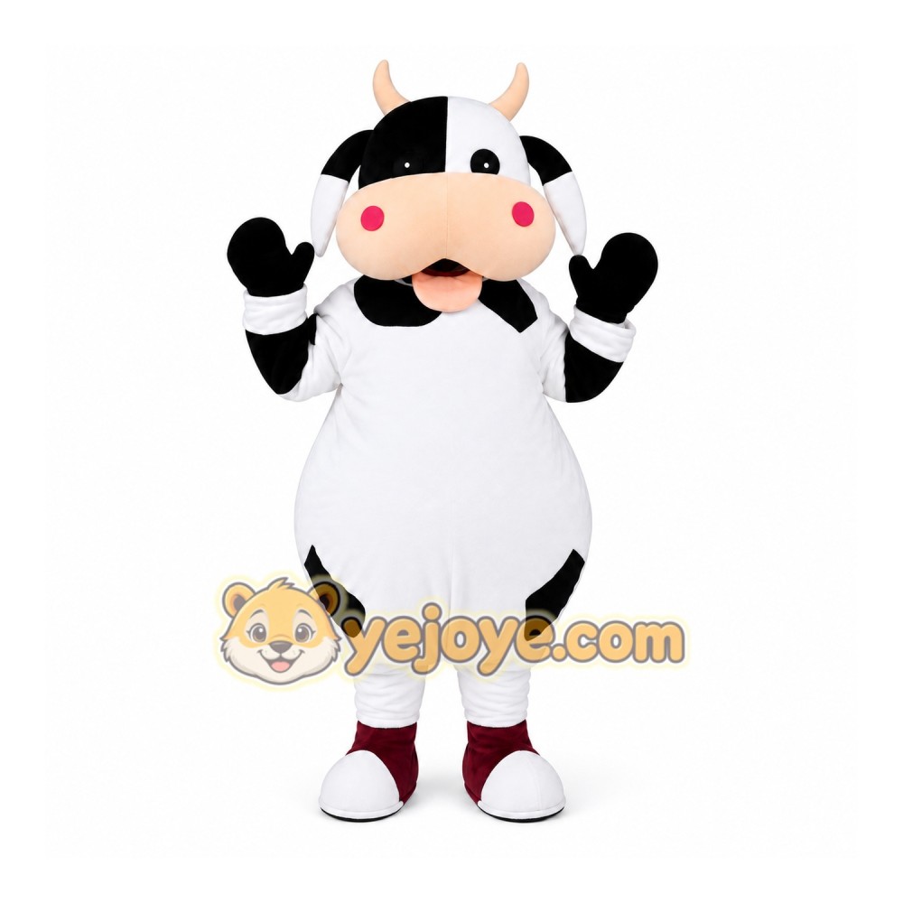 Cow Mascot Costume for Adults