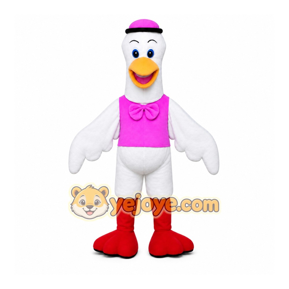 Crane Bird Mascot Costume