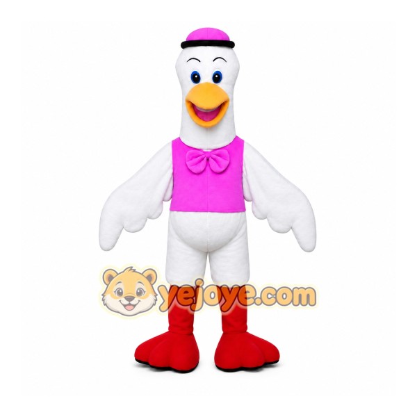 Crane Bird Mascot Costume