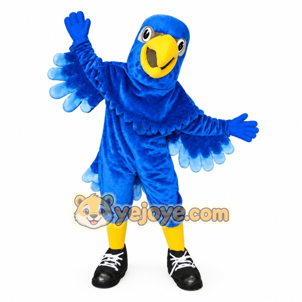 Custom Made Blue Falcon Mascot Costume