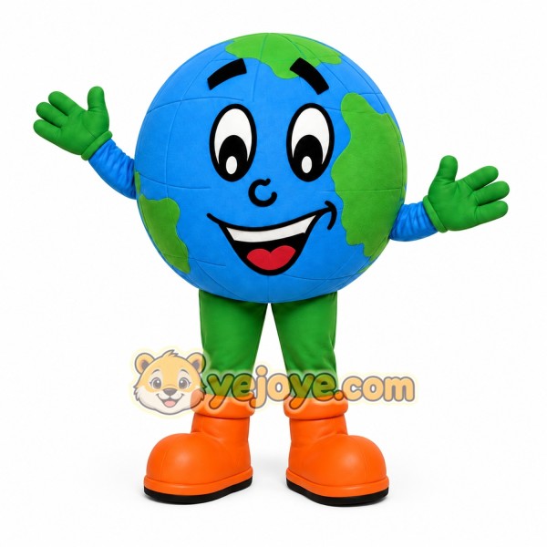 Earth Globe Mascot Costume