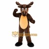 Dark Brown Elk Mascot Costume for Adult