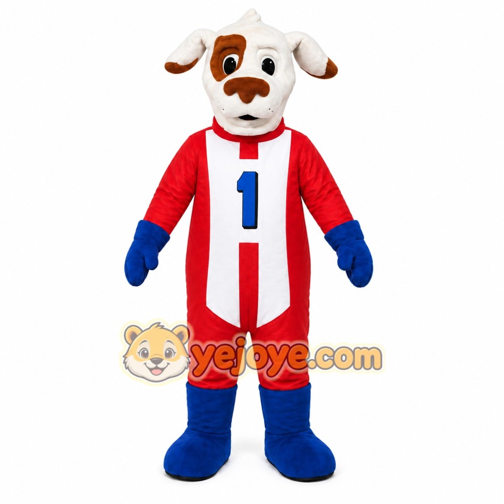 Dash Dog Mascot Costume Dash Dog Mascot Costume
