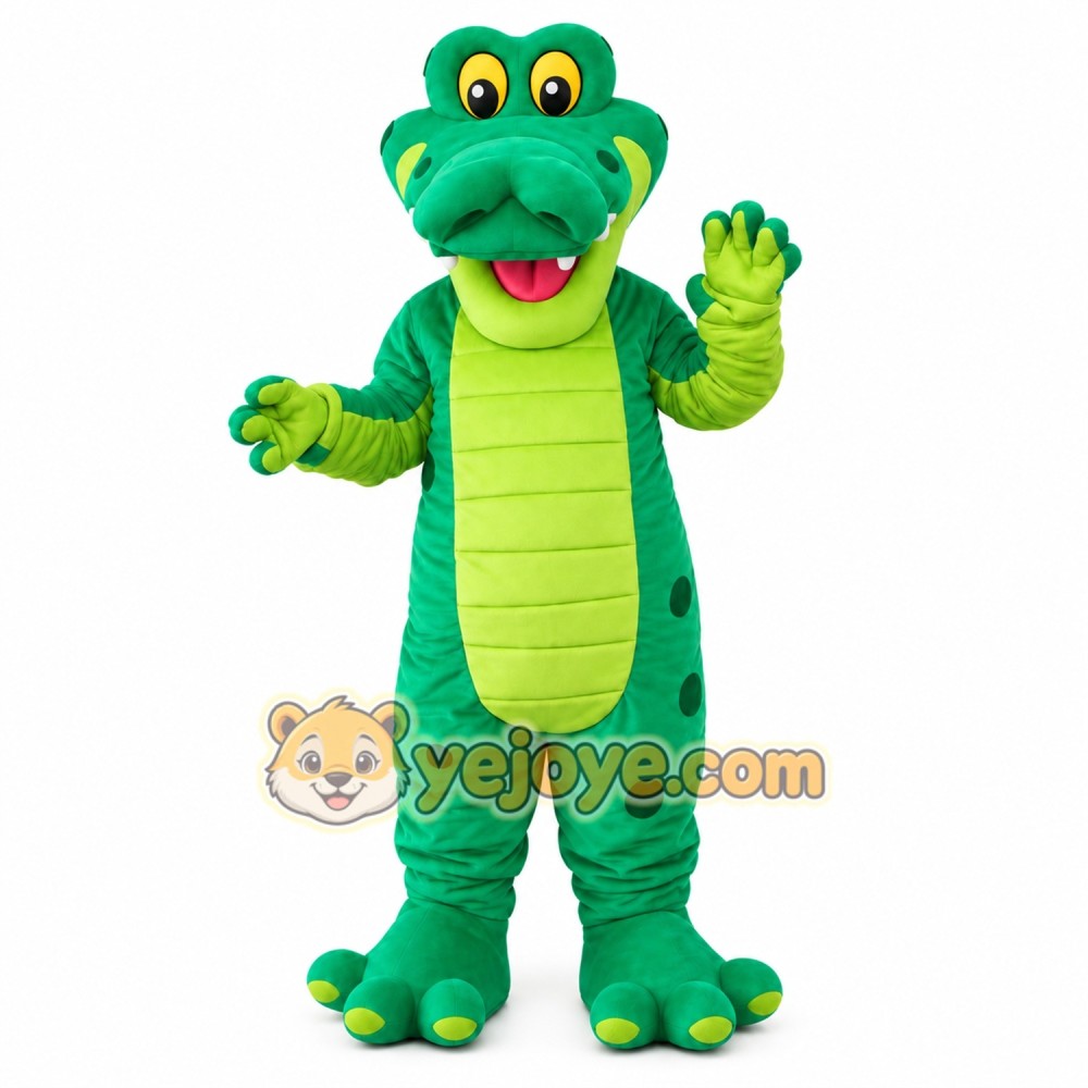 Dinosaur Crocodile Cartoon Character Mascot Costume